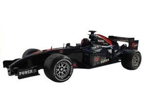 Žaislinis lenktyninis automobilis F-1 Lean Toys, juodas/raudonas kaina ir informacija | Žaislai berniukams | pigu.lt