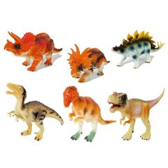 Dinozaurų figūrėlių rinkinys, 6 vnt. kaina ir informacija | Žaislai berniukams | pigu.lt