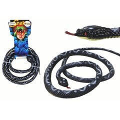 Guminė gyvatė Lean Toys, juoda kaina ir informacija | Žaislai berniukams | pigu.lt
