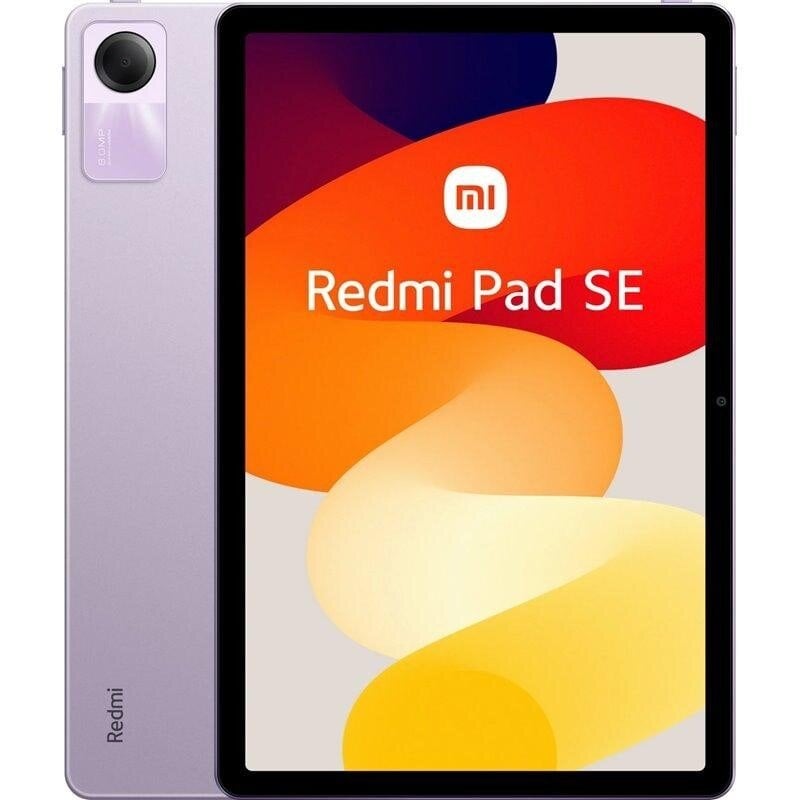 Xiaomi Redmi Pad SE 8/256GB Lavender Purple kaina ir informacija | Planšetiniai kompiuteriai | pigu.lt