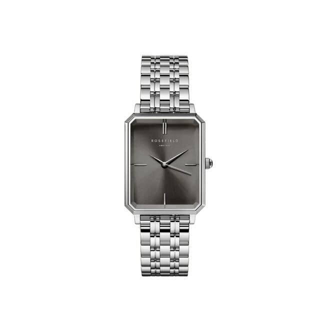 Moteriškas laikrodis Rosefield Octagon Grey цена и информация | Moteriški laikrodžiai | pigu.lt