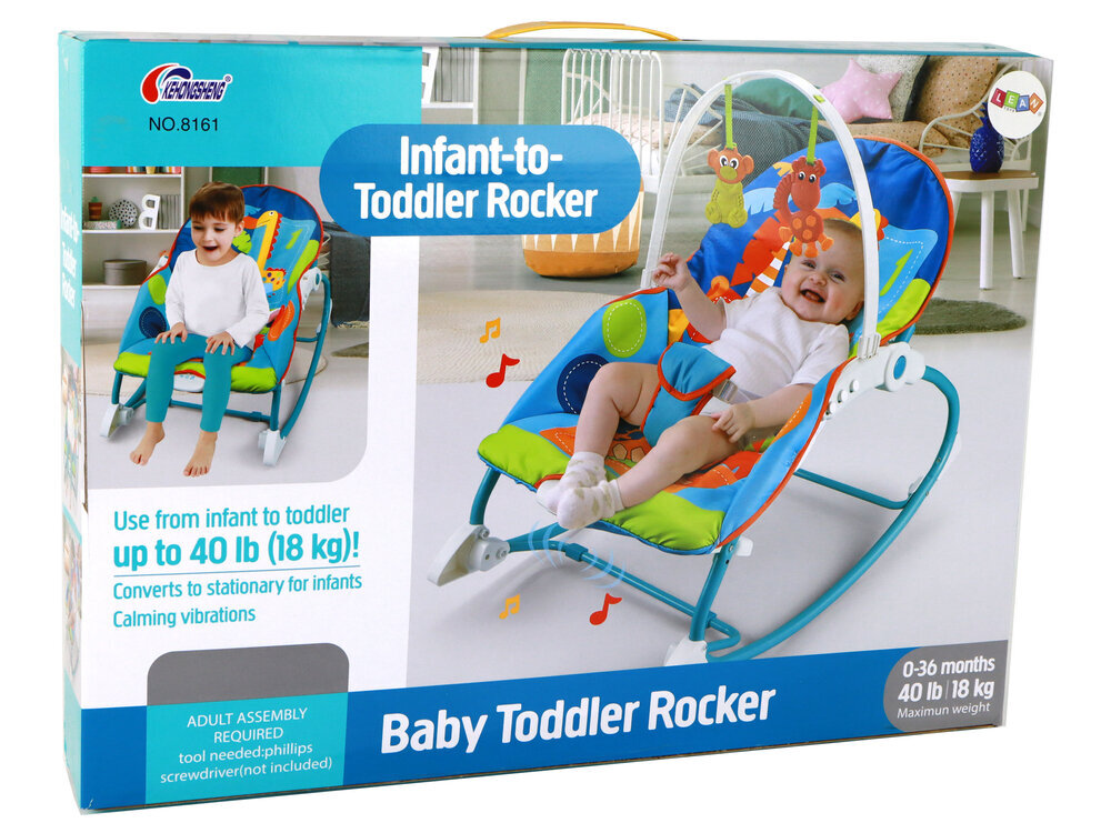 Gultukas - supynės Bouncer Rocker 2in1, su garsais kaina ir informacija | Gultukai ir sūpynės | pigu.lt