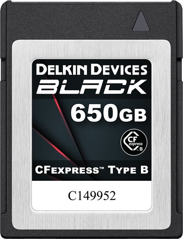 Delkin CFexpress R1725/W1530 650GB kaina ir informacija | Atminties kortelės fotoaparatams, kameroms | pigu.lt