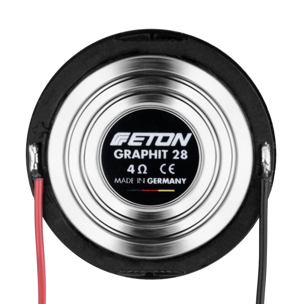 Eton Graphit 28, 28 mm, juodas kaina ir informacija | Automobiliniai garsiakalbiai | pigu.lt