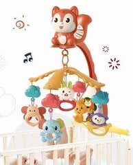 Muzikinė karuselė kūdikiams su projektoriumu ir nuotolinio valdymo pultu цена и информация | Игрушки для малышей | pigu.lt