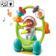 Muzikinis barškutis su siurbtuku Astronautas цена и информация | Игрушки для малышей | pigu.lt