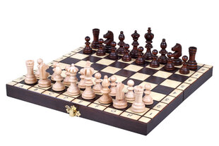 Mediniai Šachmatai Olympic Mini kaina ir informacija | Stalo žaidimai, galvosūkiai | pigu.lt