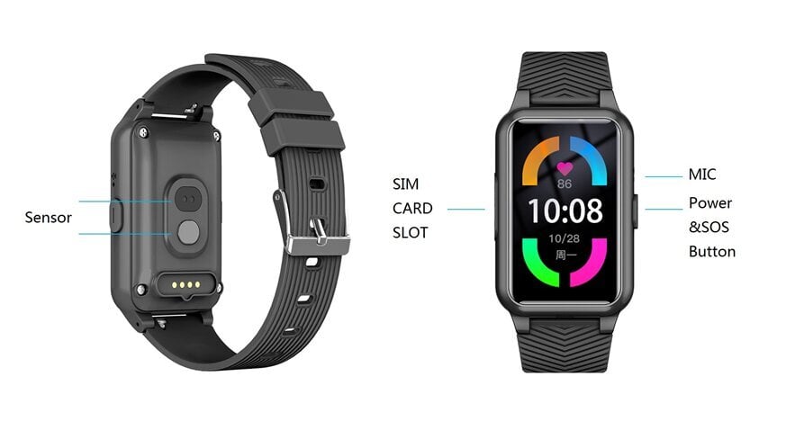 Forever Siva ST-100 Black kaina ir informacija | Išmanieji laikrodžiai (smartwatch) | pigu.lt