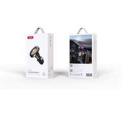 XO car holder 129 magnet black-transparent for air outlet цена и информация | Держатели для телефонов | pigu.lt