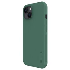 Nillkin Super Frosted PRO Back Cover for Apple iPhone 15 Deep Green  (Without Logo Cutout) цена и информация | Чехлы для телефонов | pigu.lt