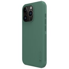 Nillkin Super Frosted PRO Back Cover for Apple iPhone 15 Pro Deep Green  (Without Logo Cutout) цена и информация | Чехлы для телефонов | pigu.lt