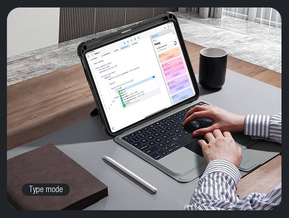 Nillkin iPad 10.9 2022 kaina ir informacija | Planšečių, el. skaityklių dėklai | pigu.lt