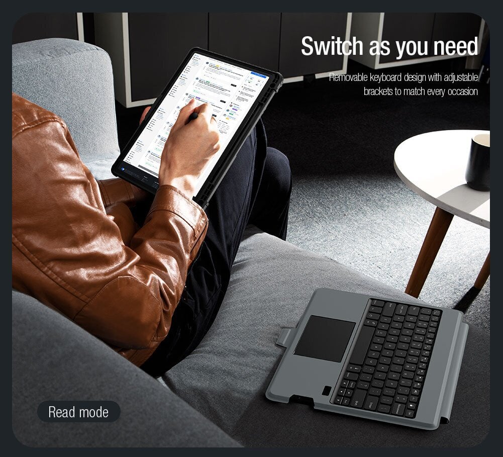 Nillkin Samsung Tab S7+ kaina ir informacija | Planšečių, el. skaityklių dėklai | pigu.lt