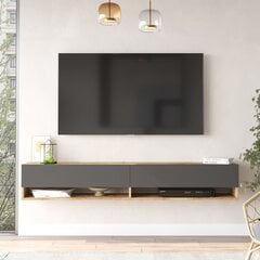 TV staliukas Asir, 180x29,1x31,6cm, pilkas kaina ir informacija | TV staliukai | pigu.lt