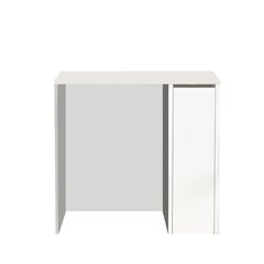 Шкаф Asir, 93,5x88,3x60см, белый цена и информация | Шкафчики для ванной | pigu.lt