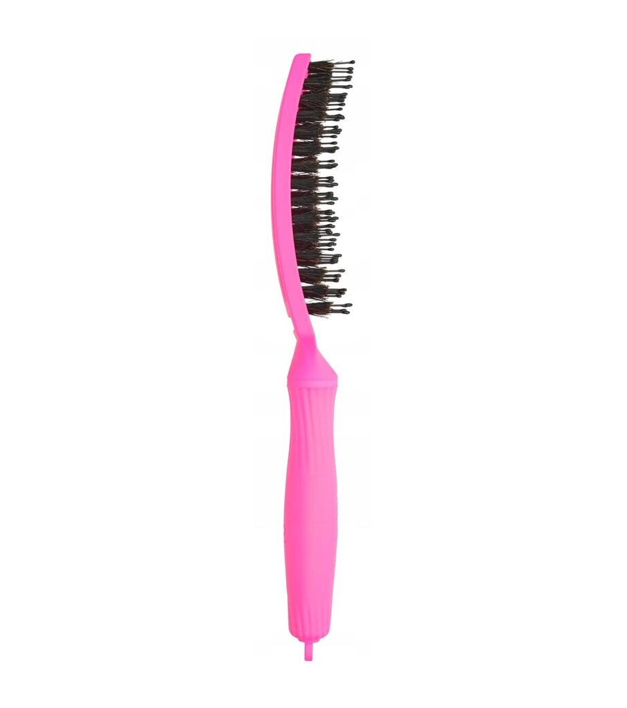 Plaukų šepetys Olivia Garden Fingerbrush Combo Medium Pink, 1 vnt цена и информация | Šepečiai, šukos, žirklės | pigu.lt