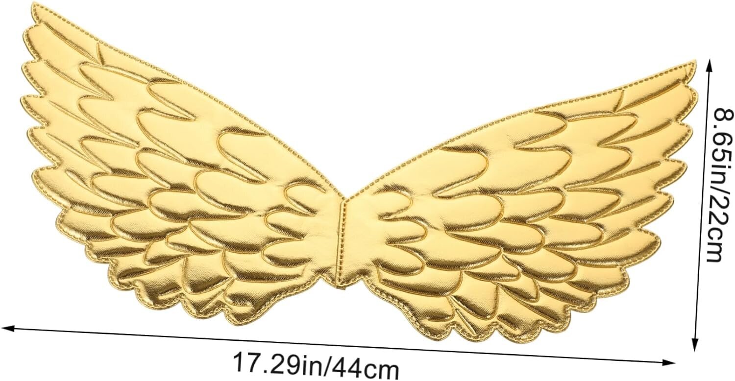 Auksiniai sparnai vaikiški kaina ir informacija | Karnavaliniai kostiumai | pigu.lt