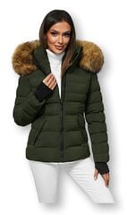Moteriška žalia žieminė striukė Amber kaina ir informacija | Striukės moterims | pigu.lt