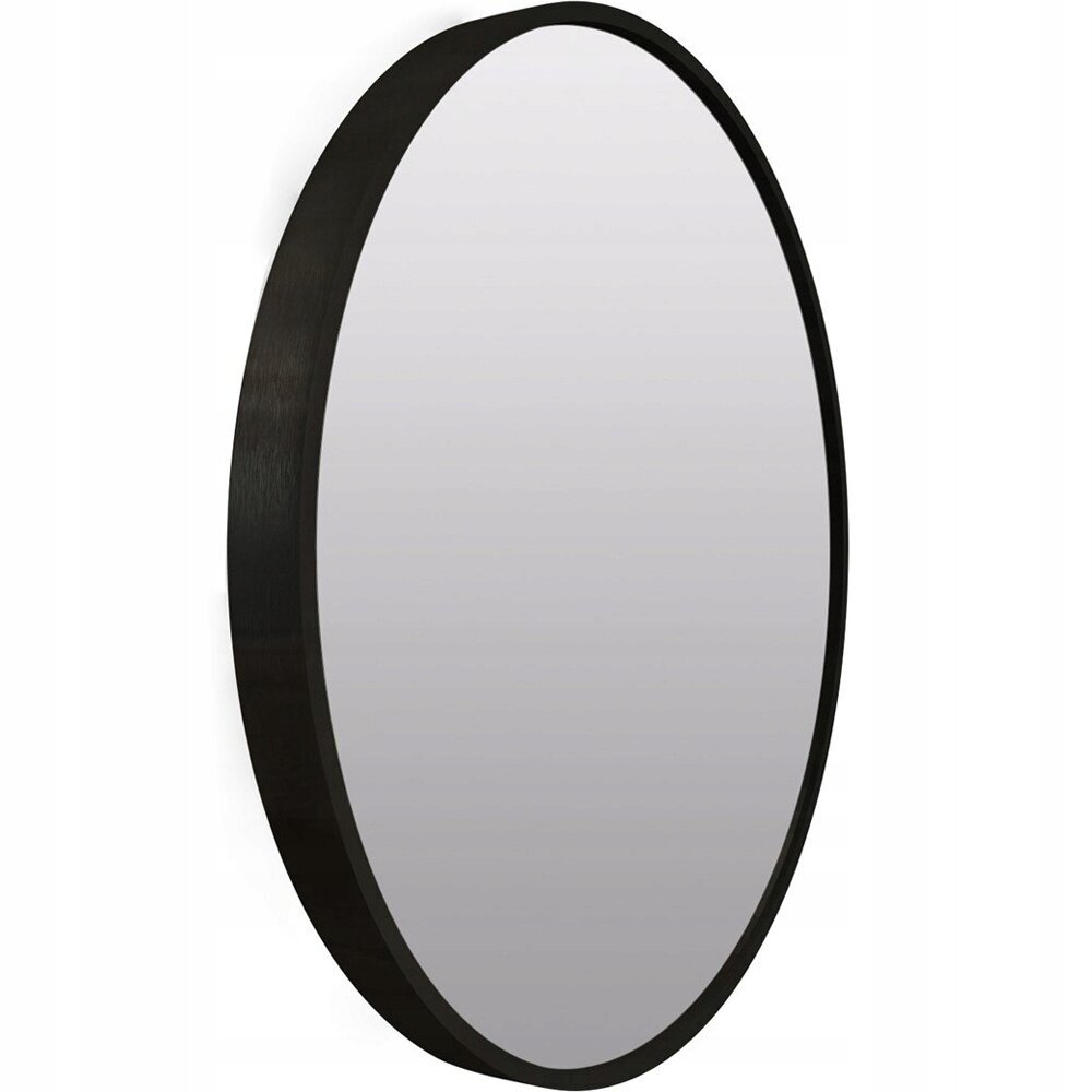 Sieninis veidrodis Zender Textil, juodas kaina ir informacija | Veidrodžiai | pigu.lt