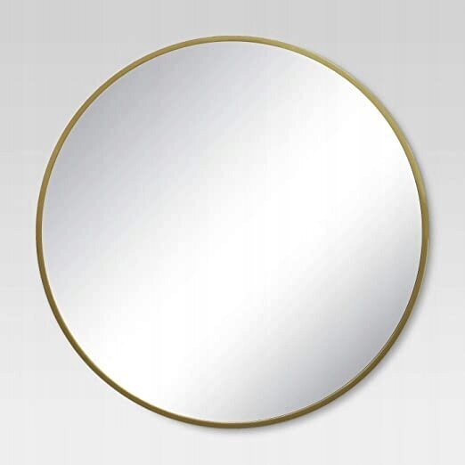Sieninis veidrodis Galakor, auksinis цена и информация | Veidrodžiai | pigu.lt