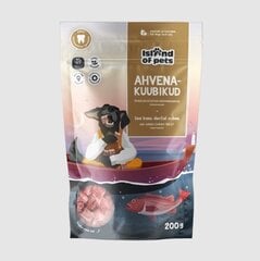 Island of Pets šunims ir katėms su ešerio oda, 200 g цена и информация |  Сухой корм для собак | pigu.lt