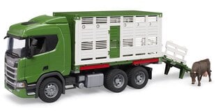 Грузовик для перевозки животных Bruder Scania 03548 цена и информация | Игрушки для мальчиков | pigu.lt