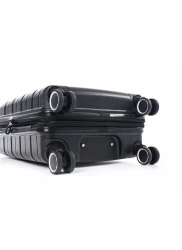 Vidutinis lagaminas Jump Esco, M, juodas kaina ir informacija | Lagaminai, kelioniniai krepšiai | pigu.lt