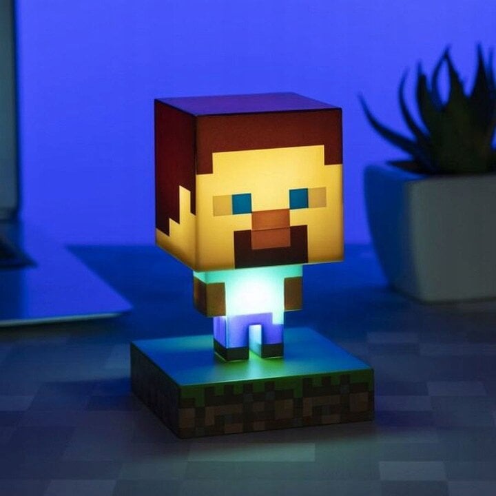 Minecraft Steve Light Lamp Paladone цена и информация | Žaidėjų atributika | pigu.lt
