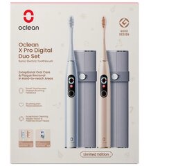 Oclean X Pro Digital Duo Set Limited Edition kaina ir informacija | Elektriniai dantų šepetėliai | pigu.lt