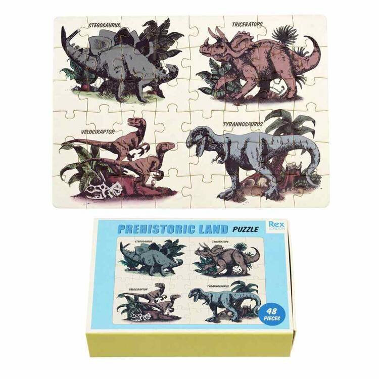 Dėlionė Dinozaurai Rex London, 48 d. kaina ir informacija | Dėlionės (puzzle) | pigu.lt