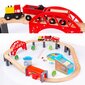 Medinis traukinys su trasa Kinderplay GS6151 kaina ir informacija | Žaislai berniukams | pigu.lt