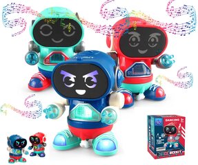 Vaikiškas šokantis robotas su LED apšvietimu ir muzika Dancing Robot Rock kaina ir informacija | Lavinamieji žaislai | pigu.lt