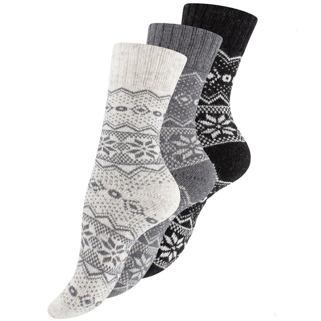 Vilnones kojinės moterims Vincent Creation® Hygge, įvairių spalvų, 3 poros цена и информация | Moteriškos kojinės | pigu.lt