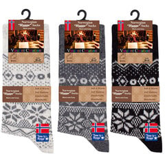 Vilnones kojinės moterims Vincent Creation® Hygge, įvairių spalvų, 3 poros kaina ir informacija | Moteriškos kojinės | pigu.lt