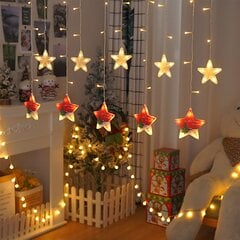 Рождественские гирлянды с 10 звездами, 3м, 90 светодиодов, LIVMAN XY-015 цена и информация | Гирлянды | pigu.lt
