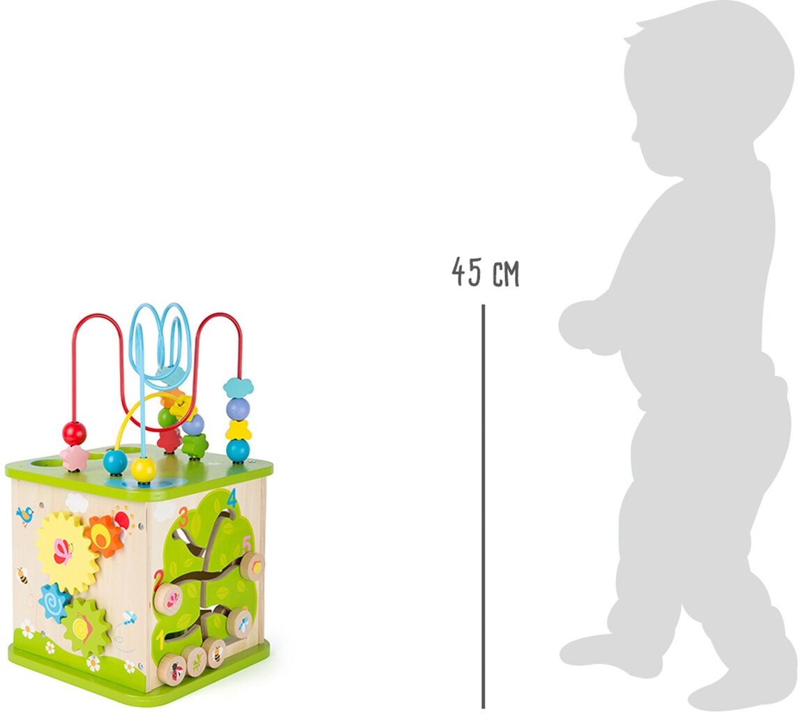Edukacinis medinis kubas Small Foot 5 in 1 kaina ir informacija | Lavinamieji žaislai | pigu.lt