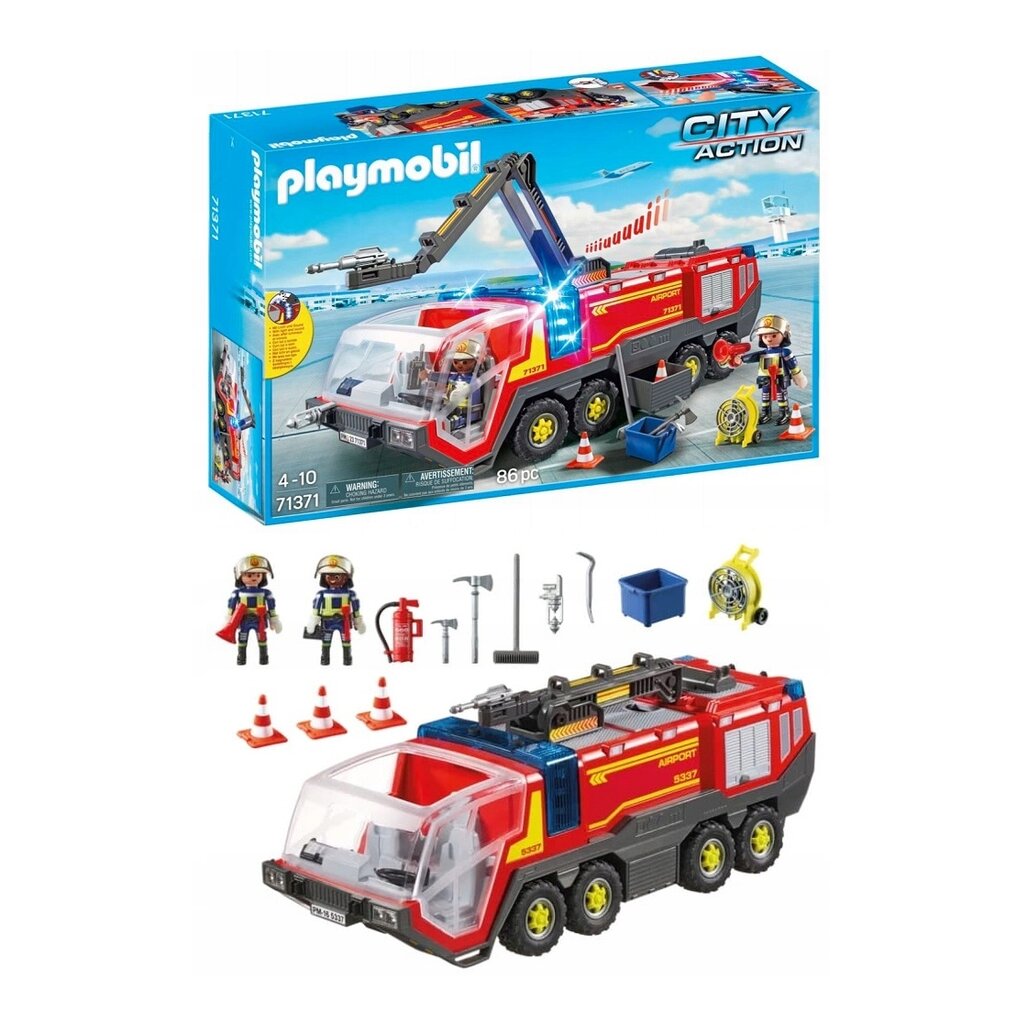 5337 PLAYMOBIL® City Action oro uosto gaisrinis automobilis 71371 kaina ir informacija | Konstruktoriai ir kaladėlės | pigu.lt