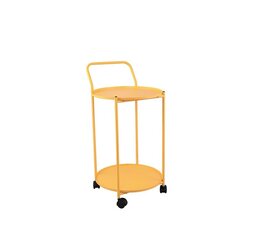 Стол Edda, Ø39x68 см, желтый цена и информация | Журнальные столы | pigu.lt