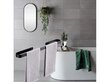 Sieninis metalinis vonios rankšluosčių kabykla kaina ir informacija | Vonios kambario aksesuarai | pigu.lt