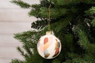 Набор Рождественских елочных игрушек Winteria Glass bauble Art, 8 см, 3 шт. цена и информация | Рождественское украшение CA1031, 10 см | pigu.lt