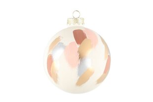 Kalėdinių eglės žaisliukų rinkinys Winteria Glass bauble Art, 8 cm, 3 vnt. kaina ir informacija | Kalėdinės dekoracijos | pigu.lt