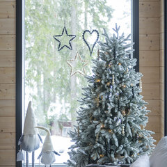 Деревянная рождественская звезда Winteria Wreath, 30 см цена и информация | Рождественское украшение CA1031, 10 см | pigu.lt