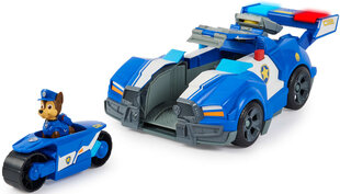 Policijos automobilis Paw Patrol The Movie Chase 2-in-1 + priedai Spin Master kaina ir informacija | Žaislai berniukams | pigu.lt
