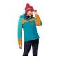 Striukė moterims Jack Wolfskin Whitney Peak 3in1 1113611-1221003, mėlyna цена и информация | Striukės moterims | pigu.lt