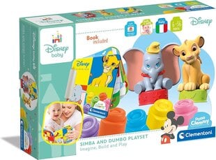 Детские кубики с книгой Clementoni Clemmy Disney, 8 д. цена и информация | Игрушки для малышей | pigu.lt