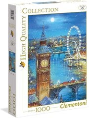 Dėlionė Londonas žiemą Clementoni, 1000 d. kaina ir informacija | Dėlionės (puzzle) | pigu.lt