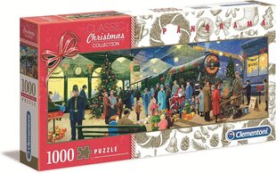 Dėlionė Kalėdų traukinys Clementoni, 1000 d. kaina ir informacija | Dėlionės (puzzle) | pigu.lt
