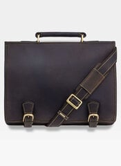 Мужской портфель Visconti, темно-коричневый цена и информация | Мужские сумки | pigu.lt