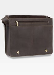 Vyriškas krepšys Visconti XL, tamsiai rudas kaina ir informacija | Vyriškos rankinės | pigu.lt