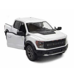 Žaislinis automobilis KinSmart, 2022 Ford F-150 Raptor, baltas kaina ir informacija | Žaislai berniukams | pigu.lt